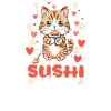 Sushi Roll Sushi Cat Lover