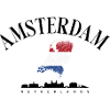 Netherlands Map in Dutch Flag
