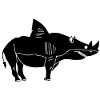 Black rhino shark