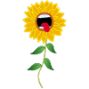 Howling Sunflower Flower