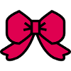 red ribbon bow