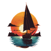 Sailing Adventure Sunset Sea