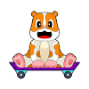 Hamster Skater Skateboard