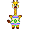 Giraffe Ostern Osterei