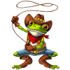 Frog Cowboy