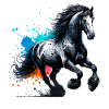 Cheval Frison Cadeau Cheval