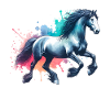 Cheval Frison Friesenpferd Pferd