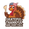 Dinde drôle de Thanksgiving