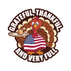 Dinde drôle de Thanksgiving