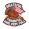 Dinde drôle de Thanksgiving