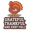 Lustiger Thanksgiving Truthahn
