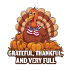 Dinde drôle de Thanksgiving