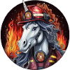 Firefighter Unicorn