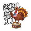 Dinde drôle de Thanksgiving
