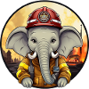 Brigade de pompiers d’éléphants