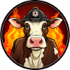 Fire Brigade Cow