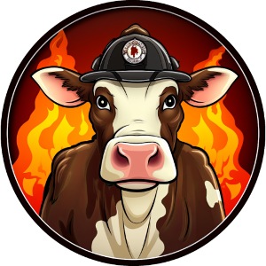 Mucca dei vigili del fuoco