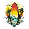 Portrait de surf