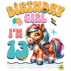 13e anniversaire fille équitation