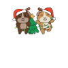 Guinea Pig Christmas Winter Animals