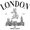 Tiny Union Jack on Black