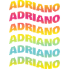 Adriano t-shirt wave effect t-shirt