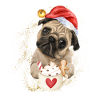 Cute Dog Christmas Gift
