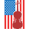 Drapeau Fiddle USA
