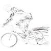 Cyclist Sketch