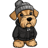 Airedale Terrier Dog Winter