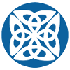 Blue Celtic symbol