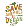 Save animals go vegan