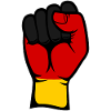 Germany Flag Fist