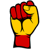 Spain Flag Fist