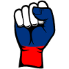 Russia Flag Fist