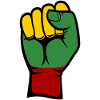Lithuania Flag Fist