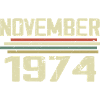 Vintage November 1974 Vintage Retro November 1974