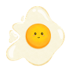Sweet fried egg