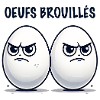 Scrambled eggs humor
