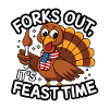 Dinde drôle de Thanksgiving