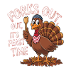 Dinde drôle de Thanksgiving