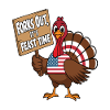 Lustiger Thanksgiving Truthahn