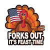 Dinde drôle de Thanksgiving