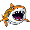 Playful Cartoon Shark