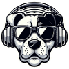 Dog Headphones Glasses Cool