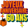 joyeux anniversaire 60 ans