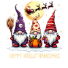 Happy Hallothanksmas Gnomes Celebration
