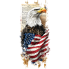 Honneur, aigle et drapeau