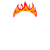 Burning Skull USA Flag