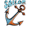 SHIP ANCHOR SAILOR